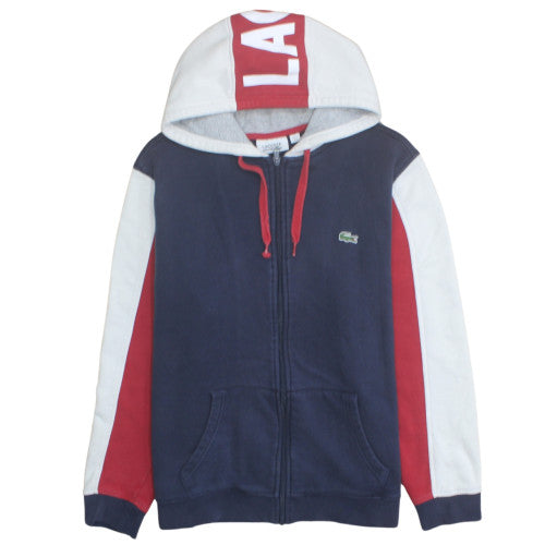 Lacoste Sport Mens Multicoloured Full Zip Hoodie Size XL