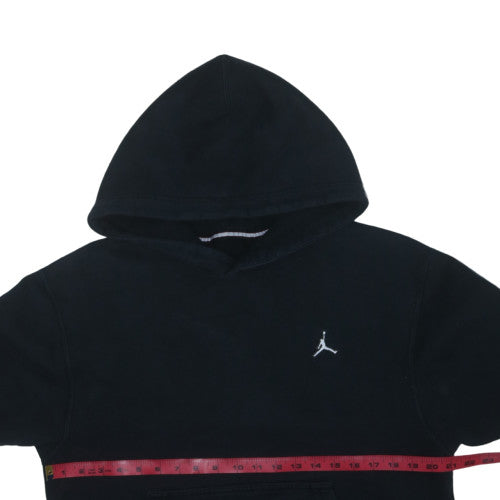 Jordan Men's Black Pullover Hoodie M Fleece Logo Sportswear