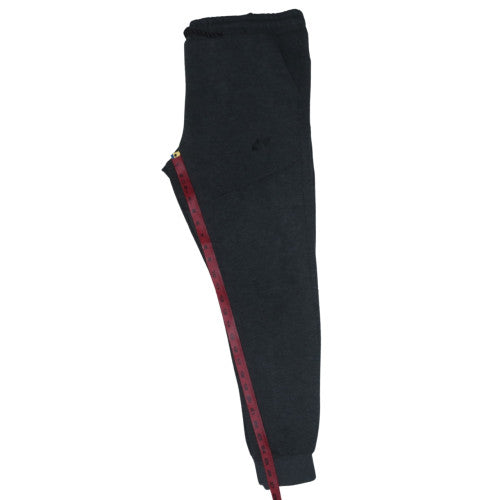Nike Men's Black Jogger Trousers L Regular Fit Fleece Casual Pants