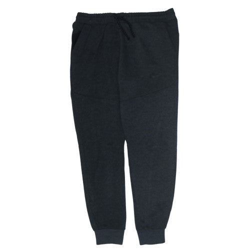 Nike Men's Black Jogger Trousers L Regular Fit Fleece Casual Pants