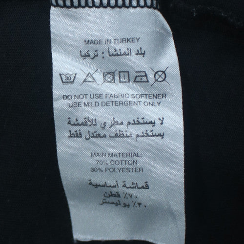 Adidas Men’s Black Dubai Logo Short Sleeve T-Shirt Size S