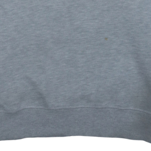 Adidas Mens Grey Crew Neck Sweatshirt Long Sleeve Classic Fit