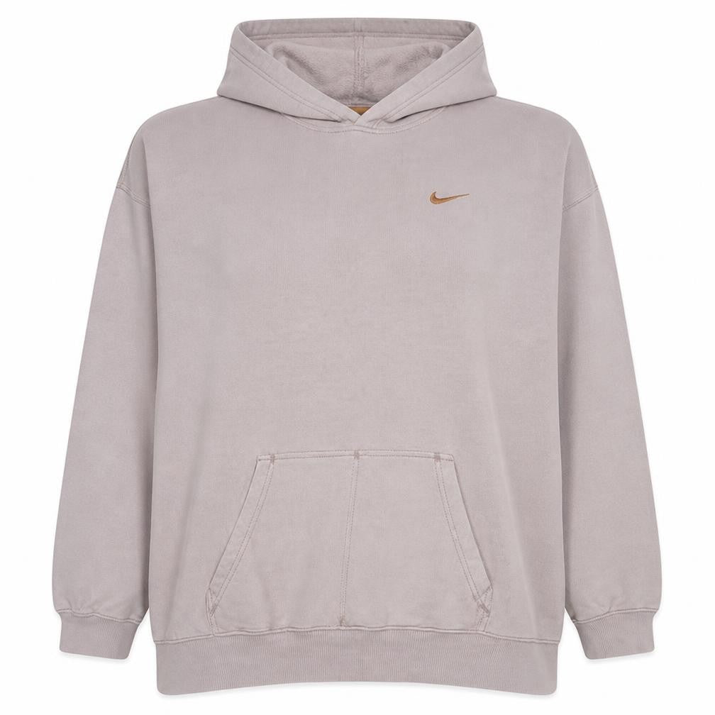 Nike Womens Beige XL Pullover Hoodie Sweatshirt with Logo