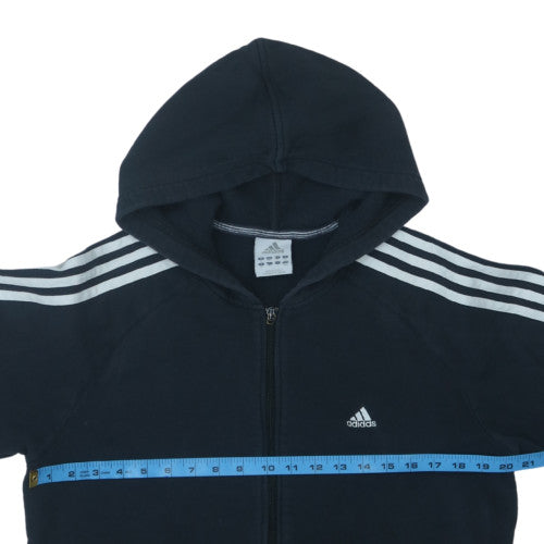 Adidas Men’s Black Full Zip Hoodie M Regular Sportswear