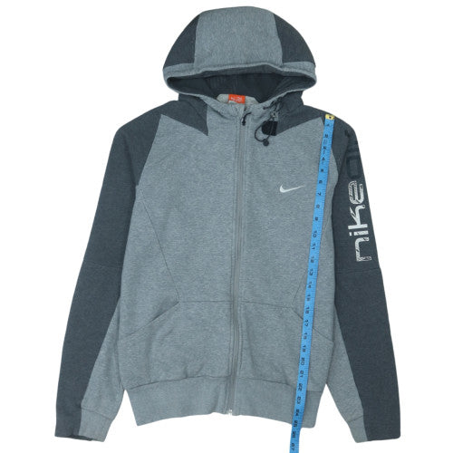 Nike Men’s Grey Full Zip Hoodie M Sports Fleece Jacket