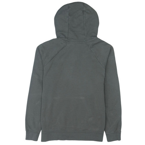 Nike Men's Grey Pullover Hoodie M Regular Fit Fleece Logo