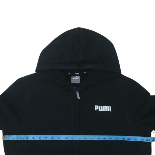 Puma Men's Black Full Zip Hoodie Size L Sportswear