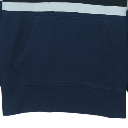 Levi's Men's Blue Pullover Hoodie Small Logo Print Cotton Blend