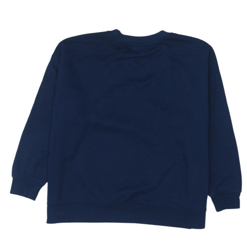 Disney Womens Navy Stitch Sweatshirt 2XL Relaxed Fit Pullover