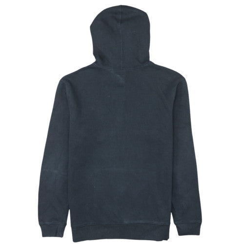 GAP Womens Black XS Pullover Hoodie Cotton Blend Logo Casual