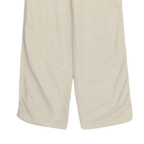 Marlboro Womens Beige Chino Elastic Waist Trousers Size 30