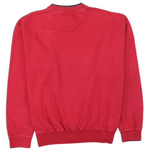 Chaps Ralph Lauren Men's Red Crew Neck Pullover Sweatshirt M
