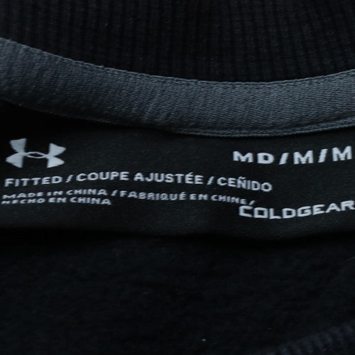 Under Armour Men's Black Medium Pullover Sweatshirt Crew Neck Fleece