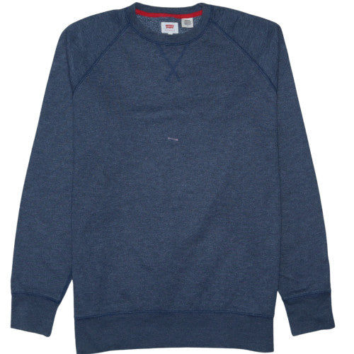 Levi's Men's Blue Crew Neck Pullover Sweatshirt Size L