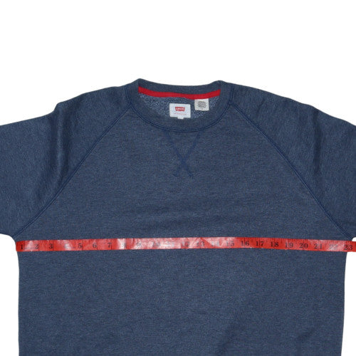 Levi's Men's Blue Crew Neck Pullover Sweatshirt Size L