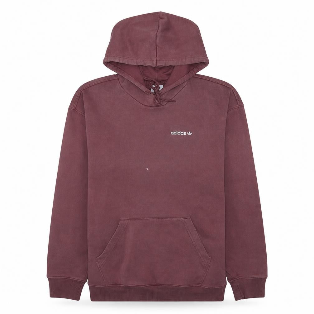 Adidas Womens Burgundy Hoodie Size 8 Pullover Cotton Blend Casual