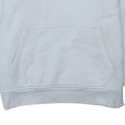 Levi's Womens White Relaxed Fit Pullover Hoodie Size M