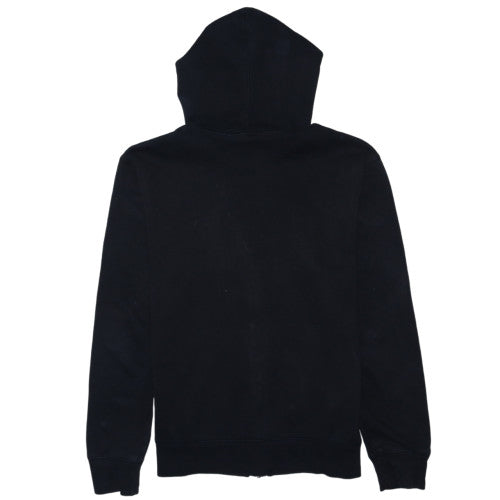 GAP Womens Black Full Zip Hoodie M Hooded Sweatshirt