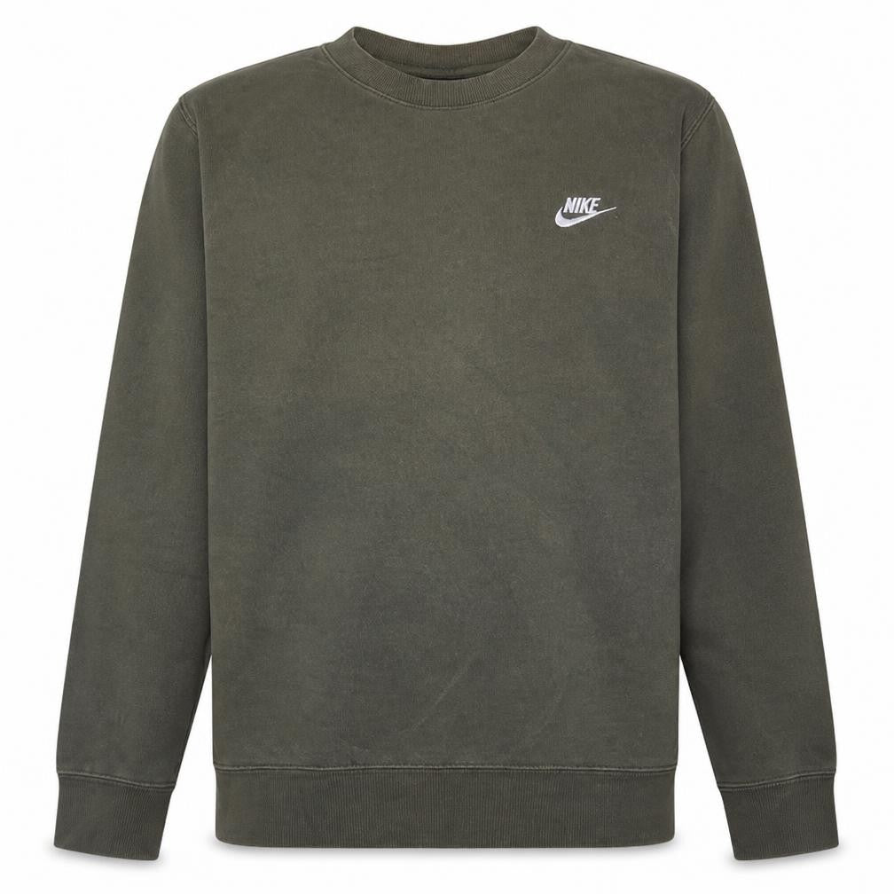 Nike Men's Green Crew Neck Pullover Sweatshirt Size M