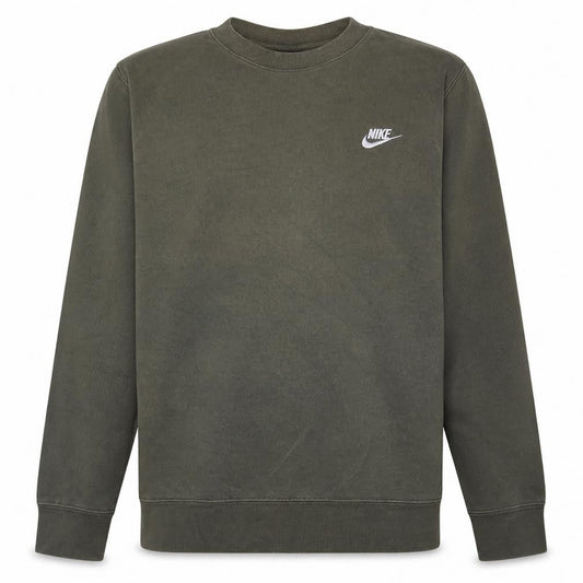 Nike Men's Green Crew Neck Pullover Sweatshirt Size M