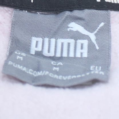 Additional view of Puma women’s pink pullover hoodie medium cotton blend casual