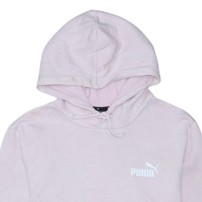 Additional view of Puma women’s pink pullover hoodie medium cotton blend casual