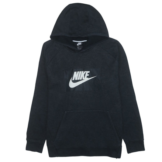 Nike Womens Black XL Pullover Hoodie Sweatshirt with Logo