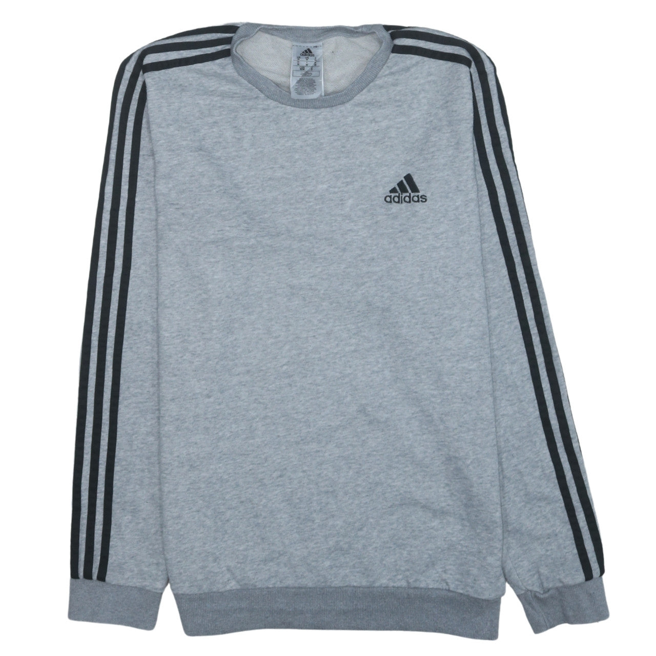 Adidas Men's Grey M Pullover Crew Neck Sweatshirt