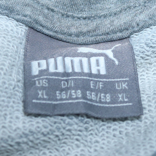 Puma Men’s Grey XL Pullover Hoodie Sweatshirt with Logo Graphic