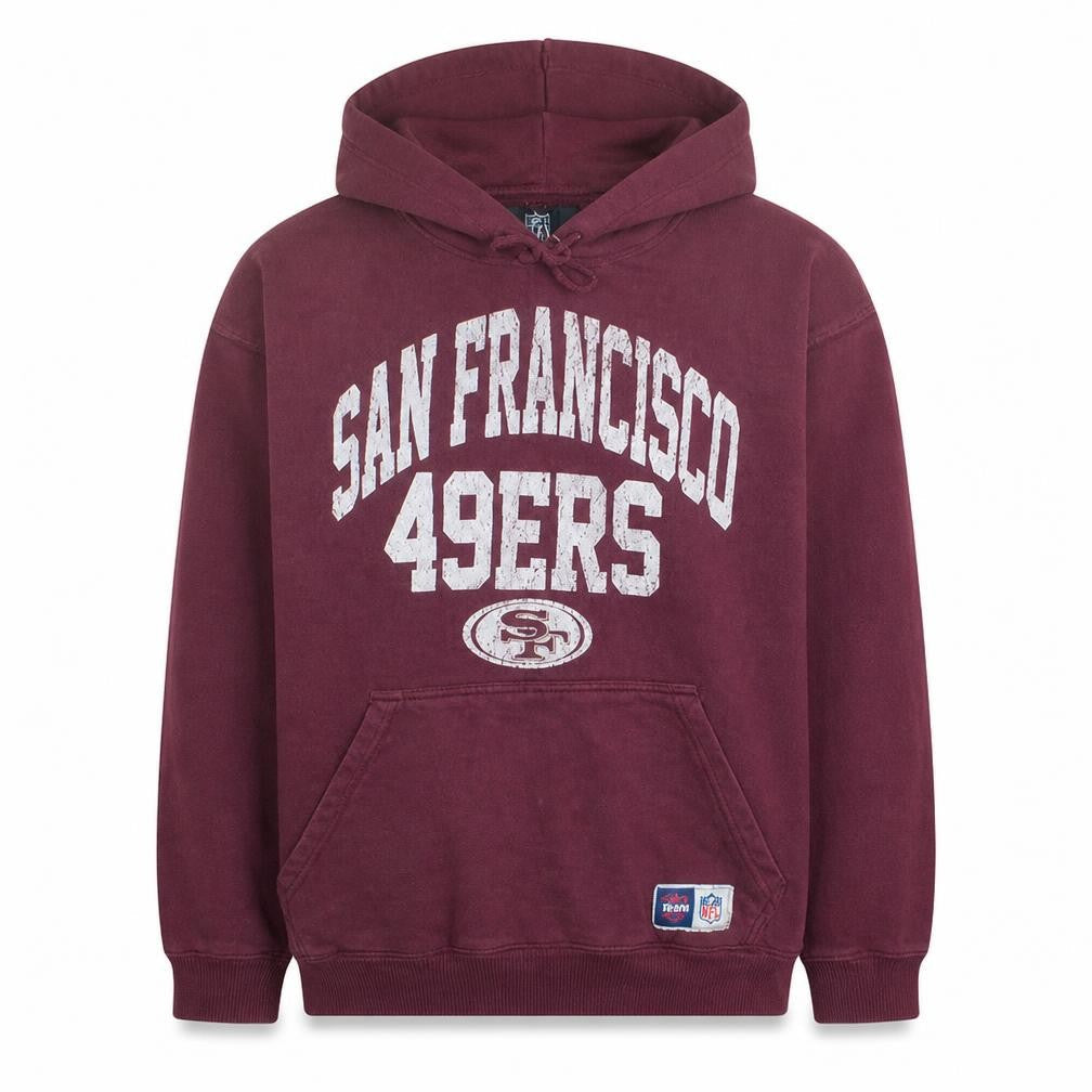 Cotton On Men’s Red San Francisco 49ers Pullover Hoodie Size L