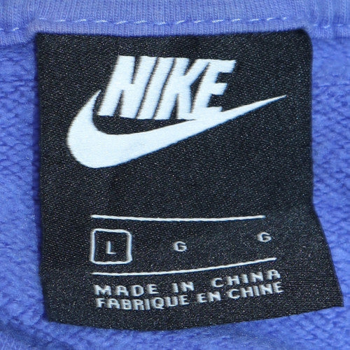 Nike Women’s Blue Crew Neck Pullover Sweatshirt Size L