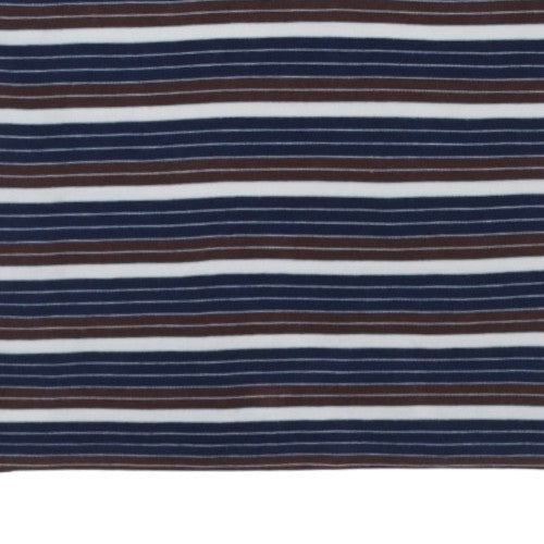 Lacoste Men's Blue Striped Cotton Polo Shirt Size M