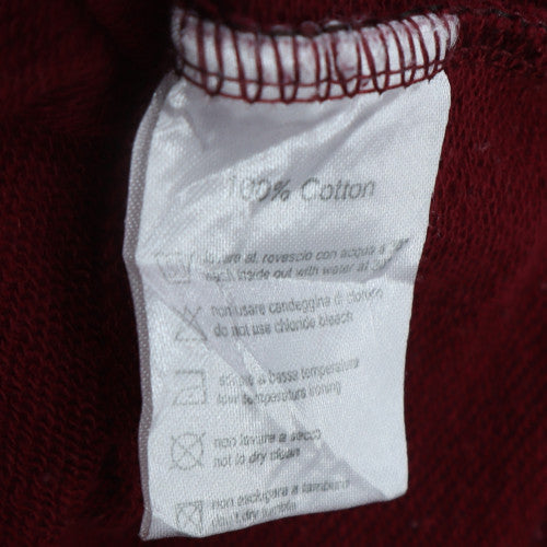 Nike Women’s Burgundy Cotton Crew Neck Pullover Sweatshirt L