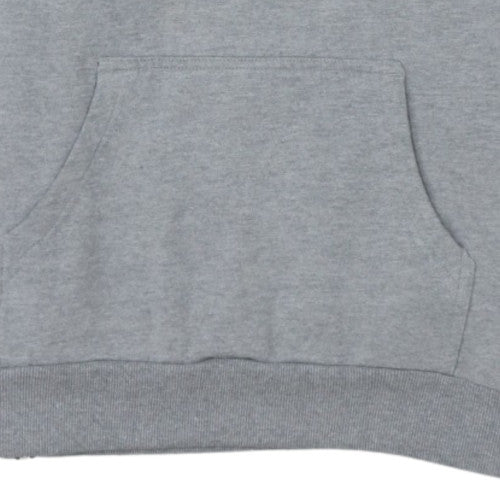DC Men’s Grey XL Pullover Hoodie with Purple Logo Graphic Print