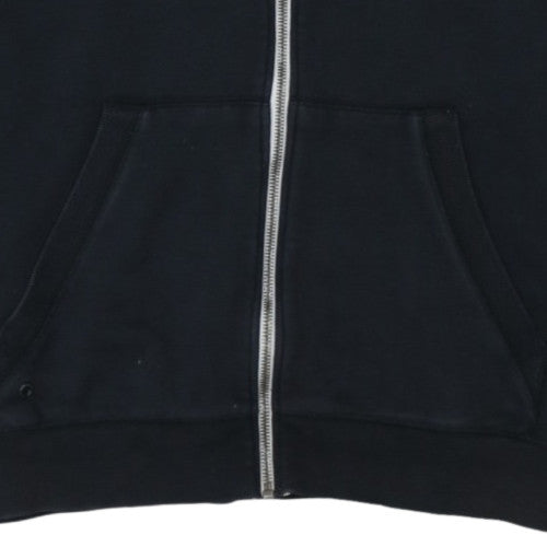 Quiksilver Men's Black XL Full Zip Hoodie Fleece Jacket