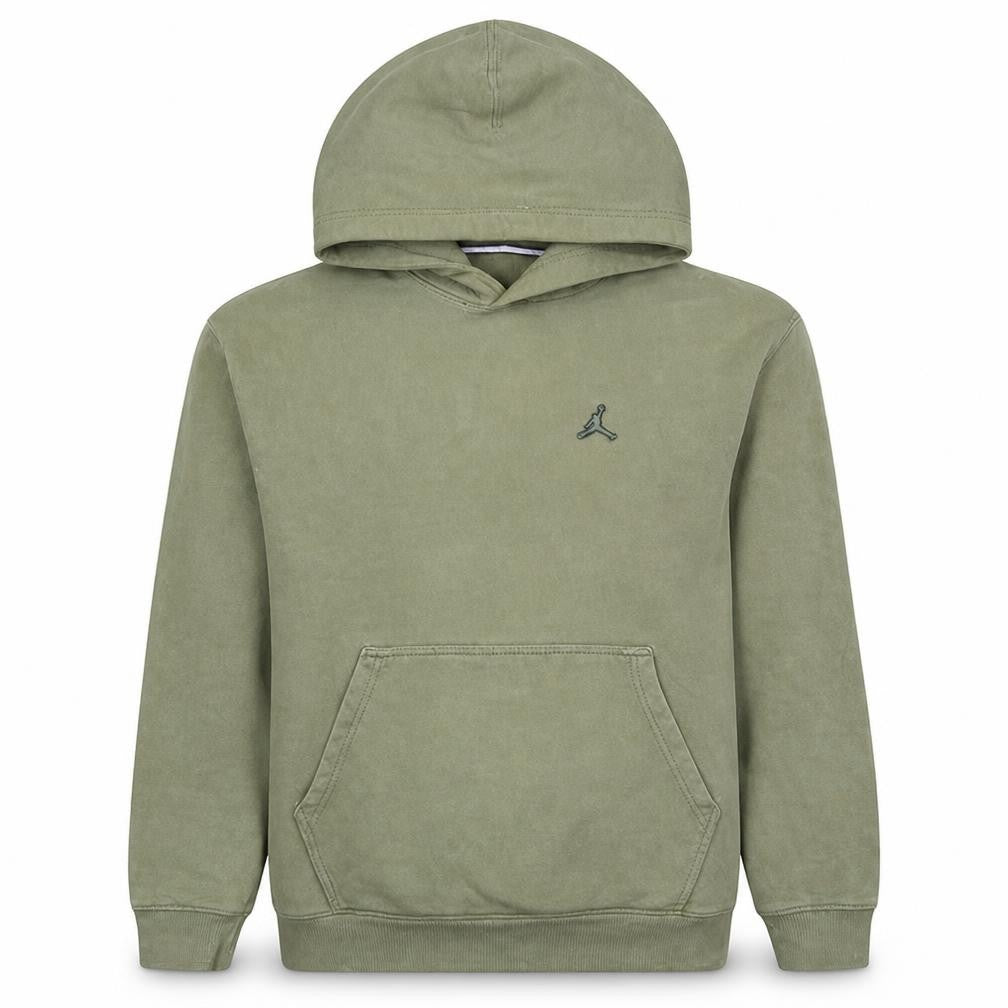 Jordan Mens Green Pullover Hoodie Size S Regular Fit Fleece