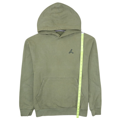 Jordan Mens Green Pullover Hoodie Size S Regular Fit Fleece