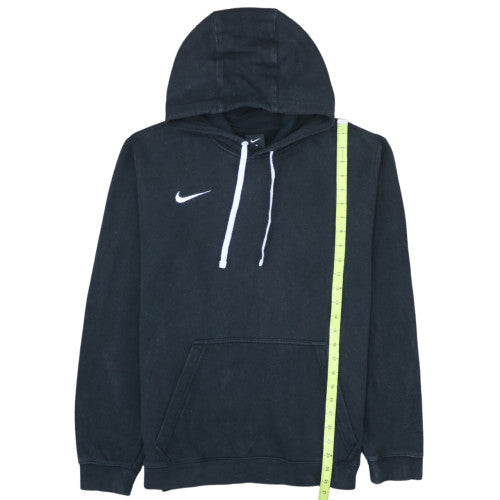 Nike Men's Black Pullover Hoodie L Regular Fit Fleece Logo Sportswear