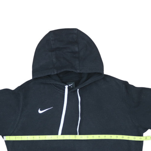 Nike Men's Black Pullover Hoodie L Regular Fit Fleece Logo Sportswear