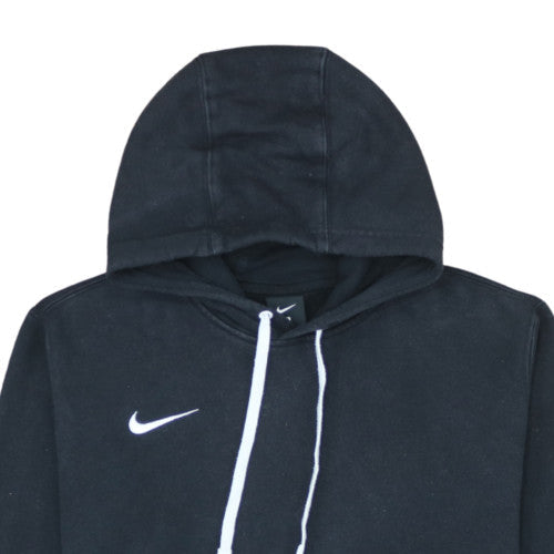Nike Men's Black Pullover Hoodie L Regular Fit Fleece Logo Sportswear