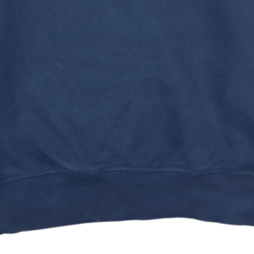 Tommy Hilfiger Men's Navy Blue Logo Tape Crew Neck Sweatshirt L