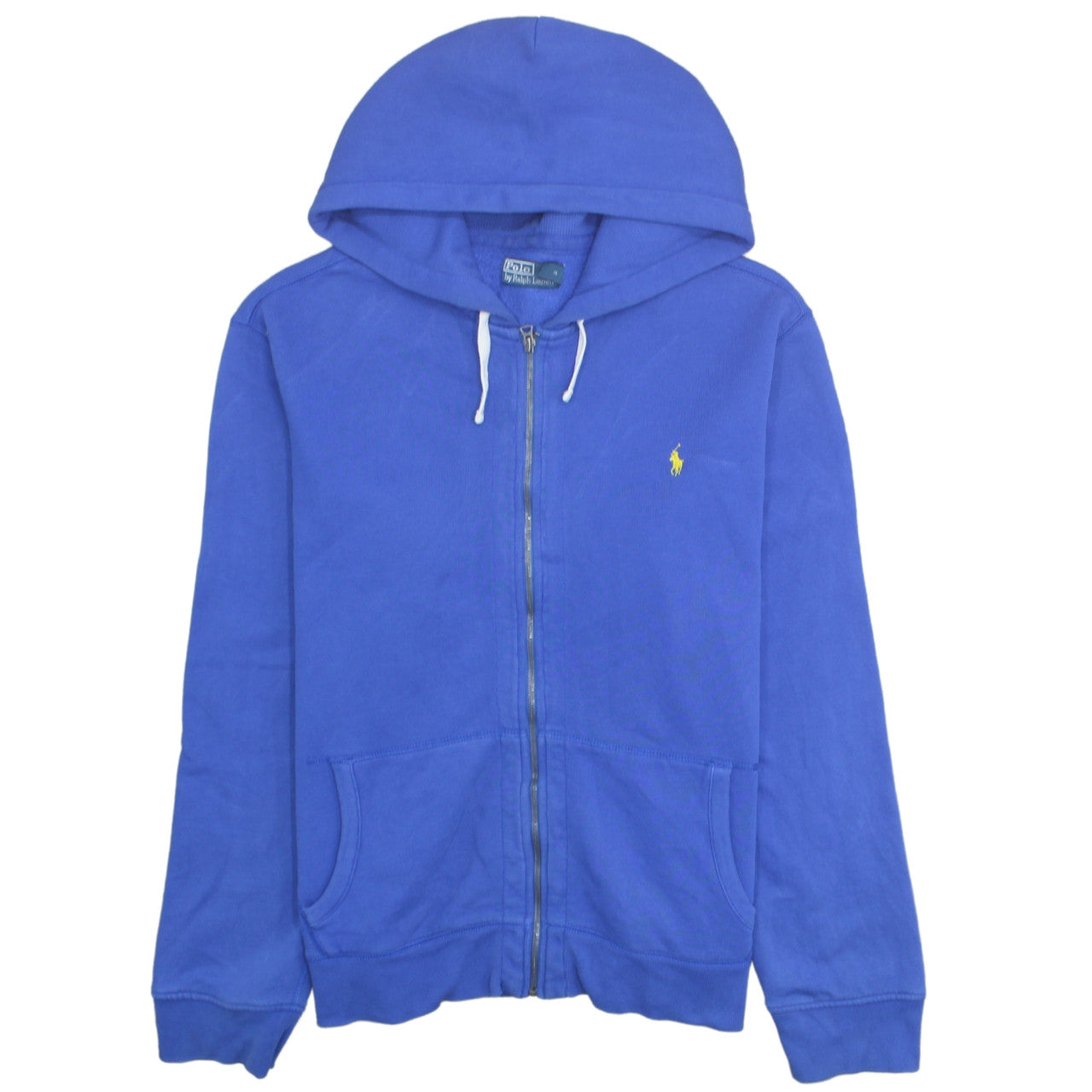 Polo Ralph Lauren Men's Blue Full Zip Hoodie 2XL Cotton Blend