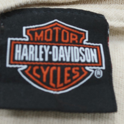 Harley-Davidson Men Beige Roatan Honduras Graphic T-Shirt M