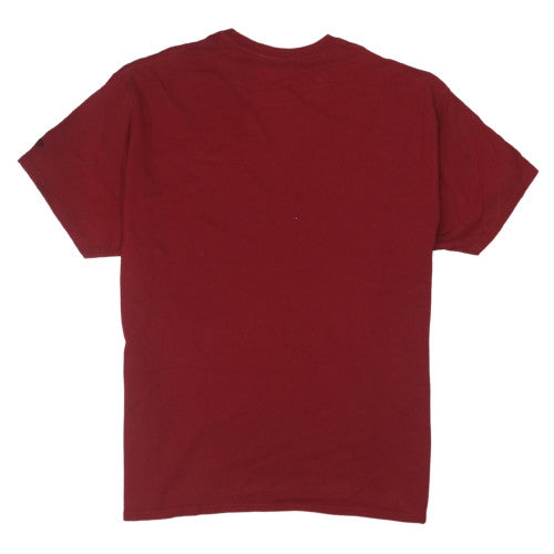 Champion Men's Red XL Crew Neck Cotton T-Shirt