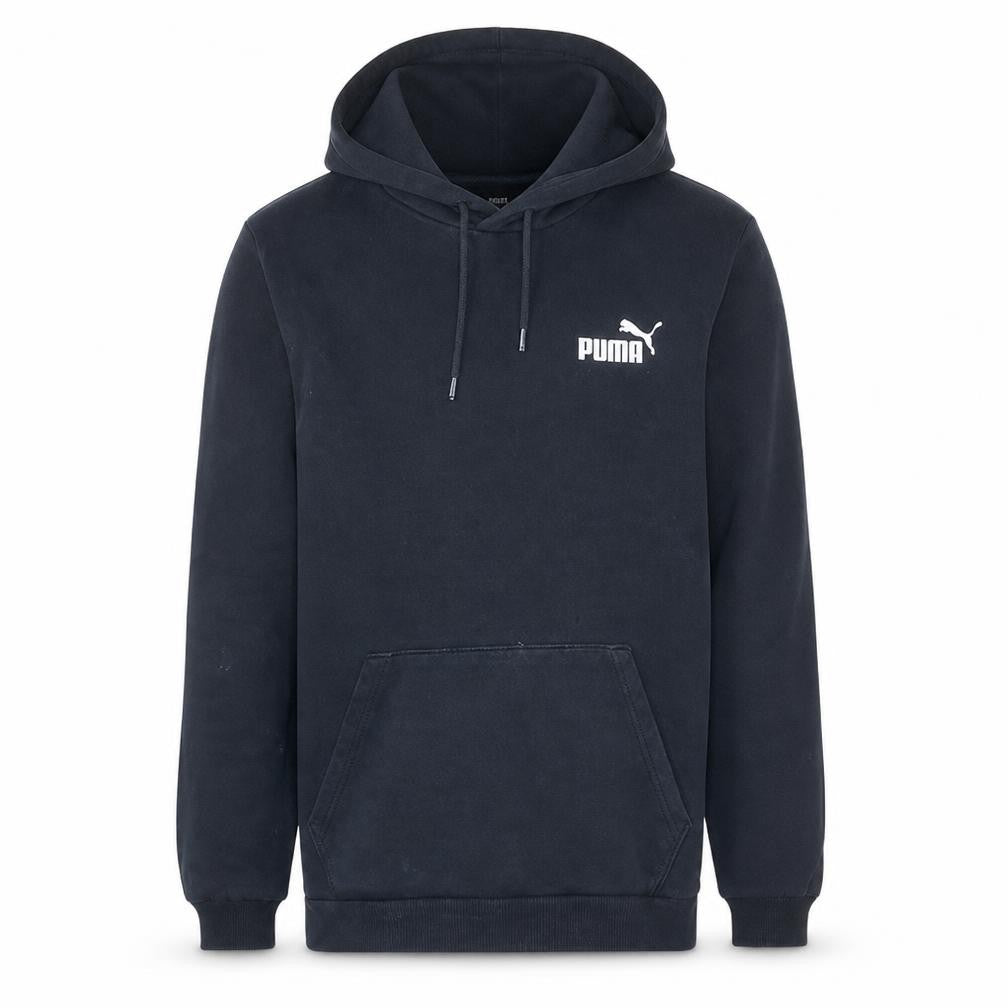 Puma Men’s Black Pullover Hoodie S Regular Fit Fleece Sportswear