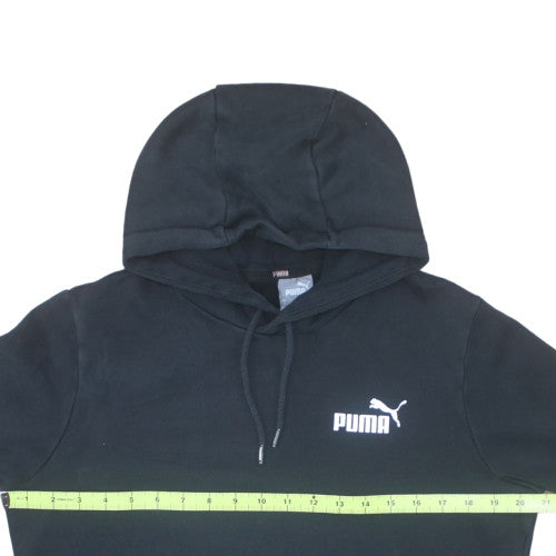 Puma Men’s Black Pullover Hoodie S Regular Fit Fleece Sportswear