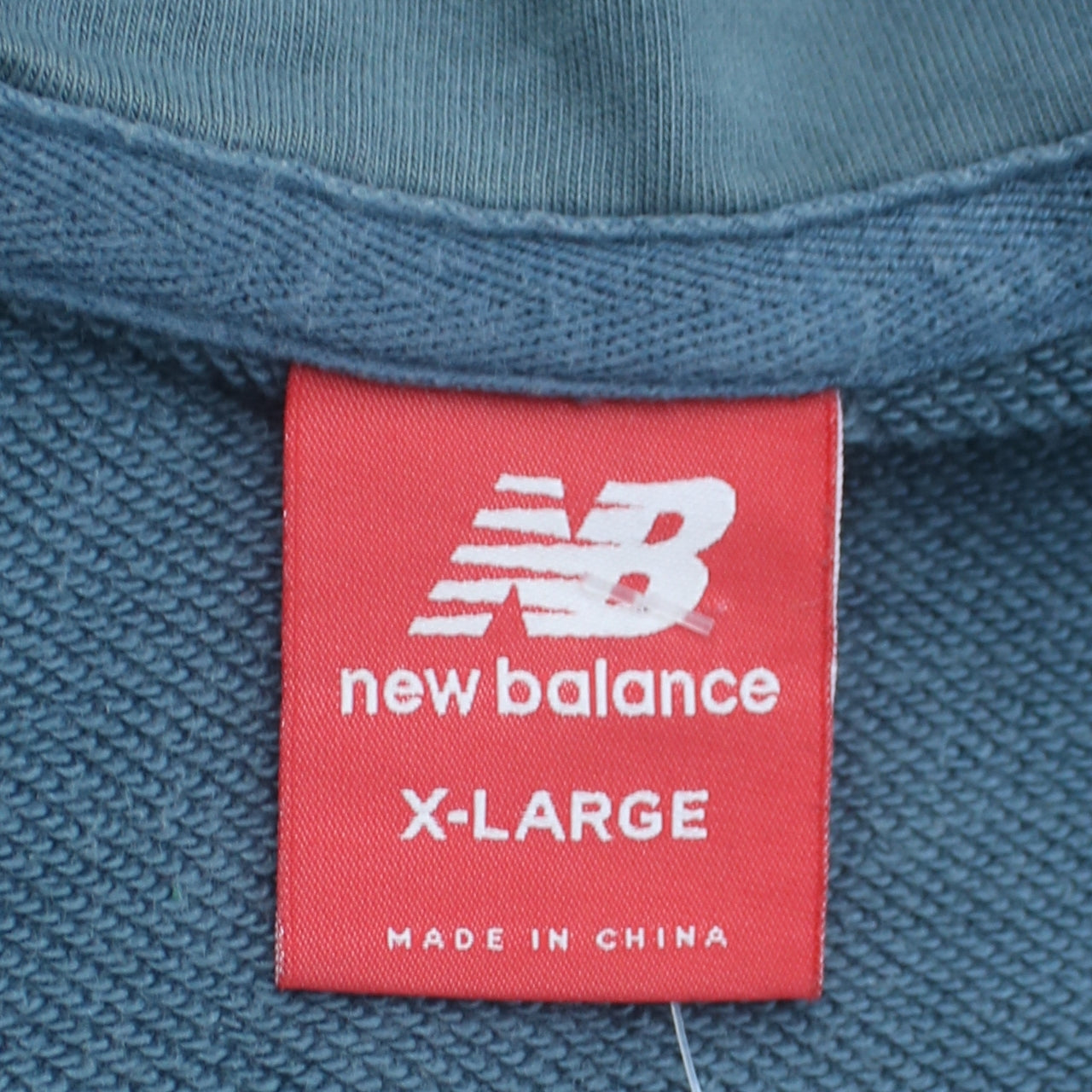 New Balance Men Blue XL Full Zip Hoodie Sports Graphic Print