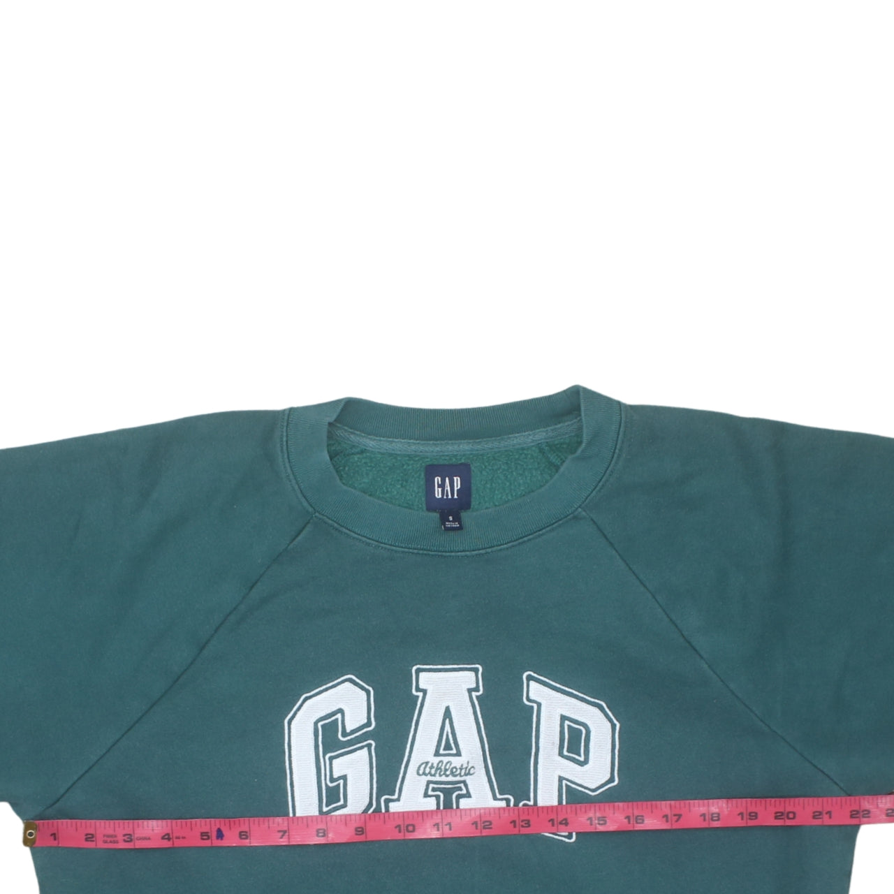 GAP Women’s Green Small Pullover Sweatshirt Logo Athletic Style