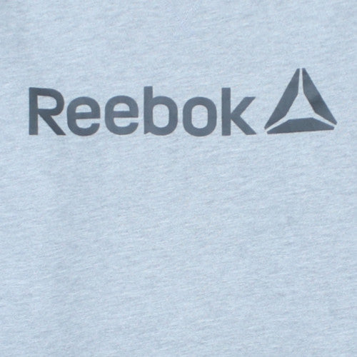 Reebok Mens Grey Crew Neck Pullover Sweatshirt XXL Regular Fit