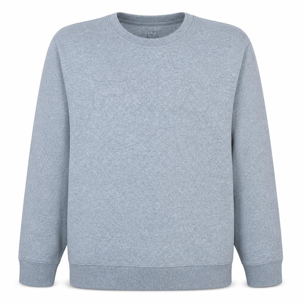 Fila Men’s Grey 2XL Crew Neck Pullover Sweatshirt
